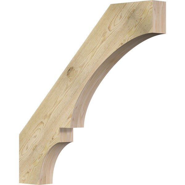 Ekena Millwork 4"W x 36"D x 36"H Balboa Rough Sawn Knee Brace, Douglas Fir BRC04X36X36BOA00RDF - main